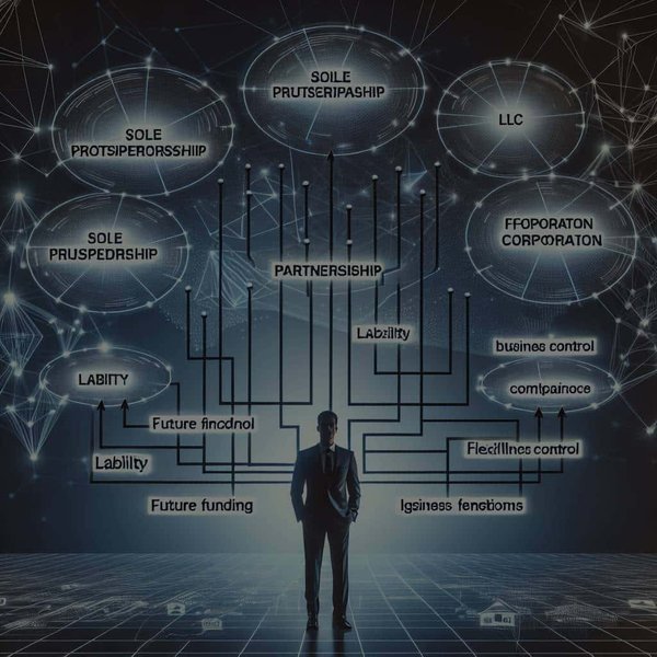 Quels sont les critères pour choisir une forme juridique d'entreprise adaptée à une activité en e-commerce?